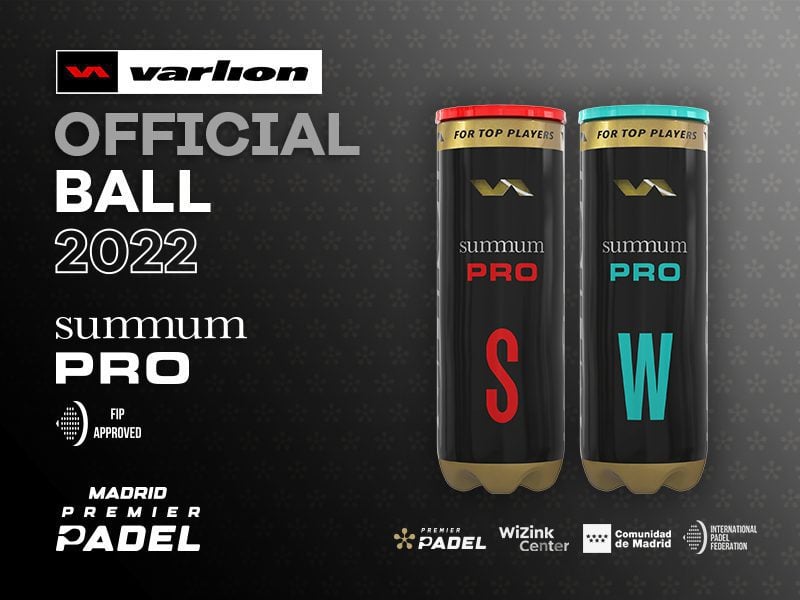 Summum Pro S, the official ball for Madrid Premier Padel